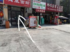 下江北邦泰国际十字路口空门面出租，