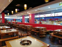 上江北华彩城火锅店16万8急转，接手可营业