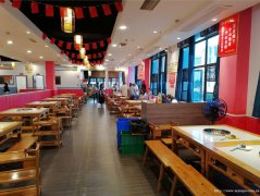 上江北华彩城火锅店16万8急转，接手可营业