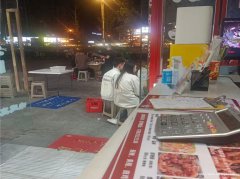 编号155，下江北邦泰社区十字路口餐饮店低价急转